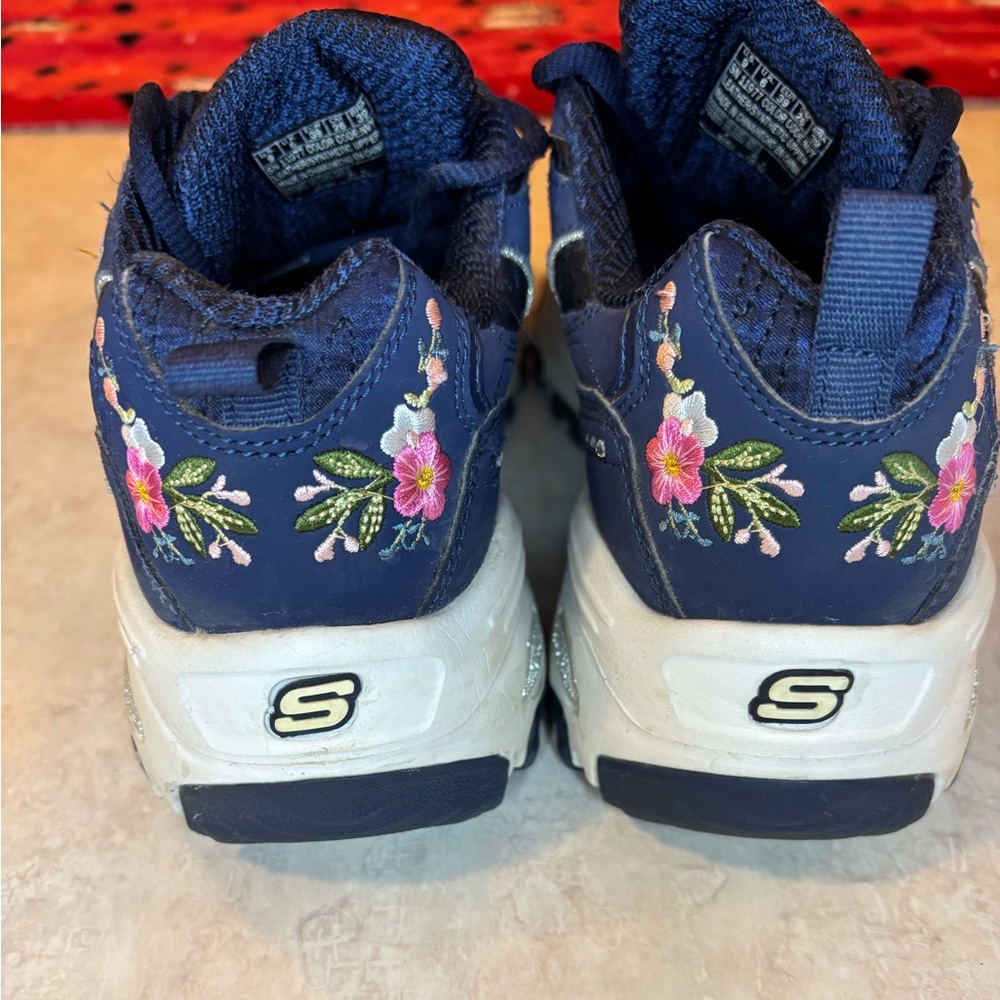 Skechers Navy D’Lites sneakers - Picture 2 of 5